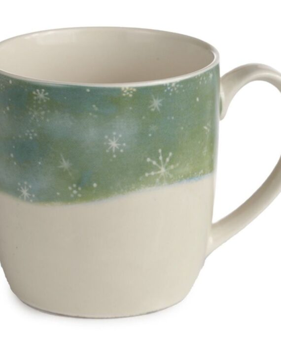 Porcelánový hrneček Sněhulák a kočky.