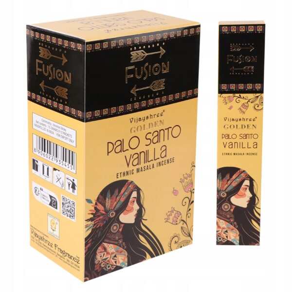 Palo Santo & Vanilka – vonné tyčinky se zlatým nádechem