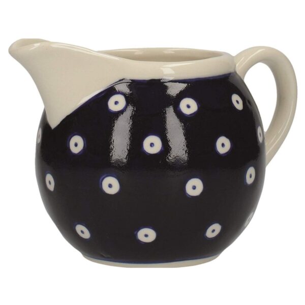 Modrá cukřenka s konvičkou na mléko od London Pottery.