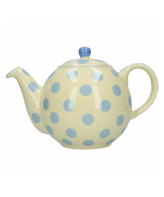 Puntíkatá konvice na čaj se sítkem od London Pottery.