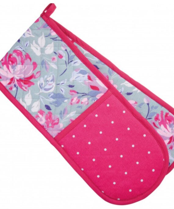 Dvojitá kuchyňská chňapka s květy od KitchenCraft.