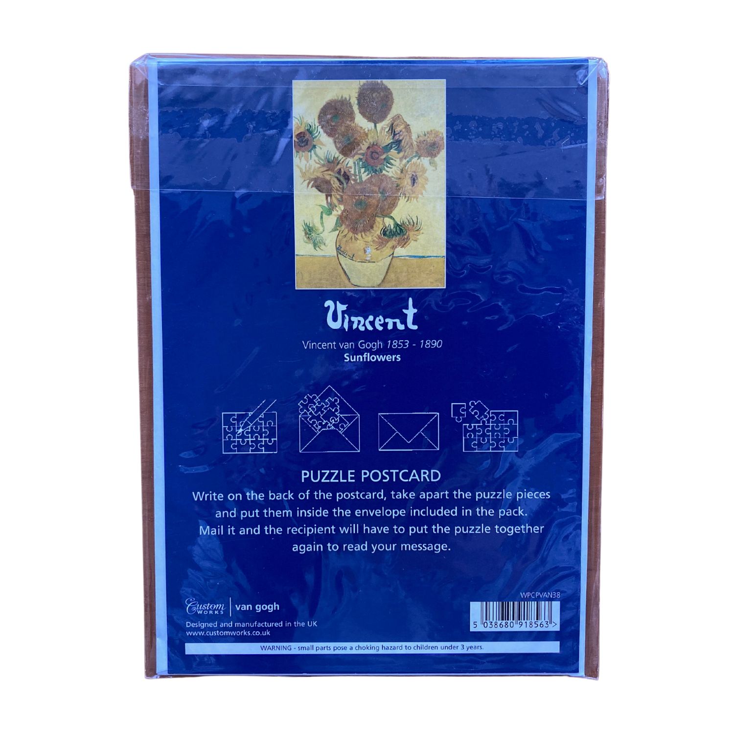 Puzzle pohlednice Slunečnice