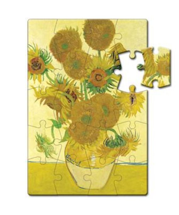 Puzzle pohlednice Slunečnice