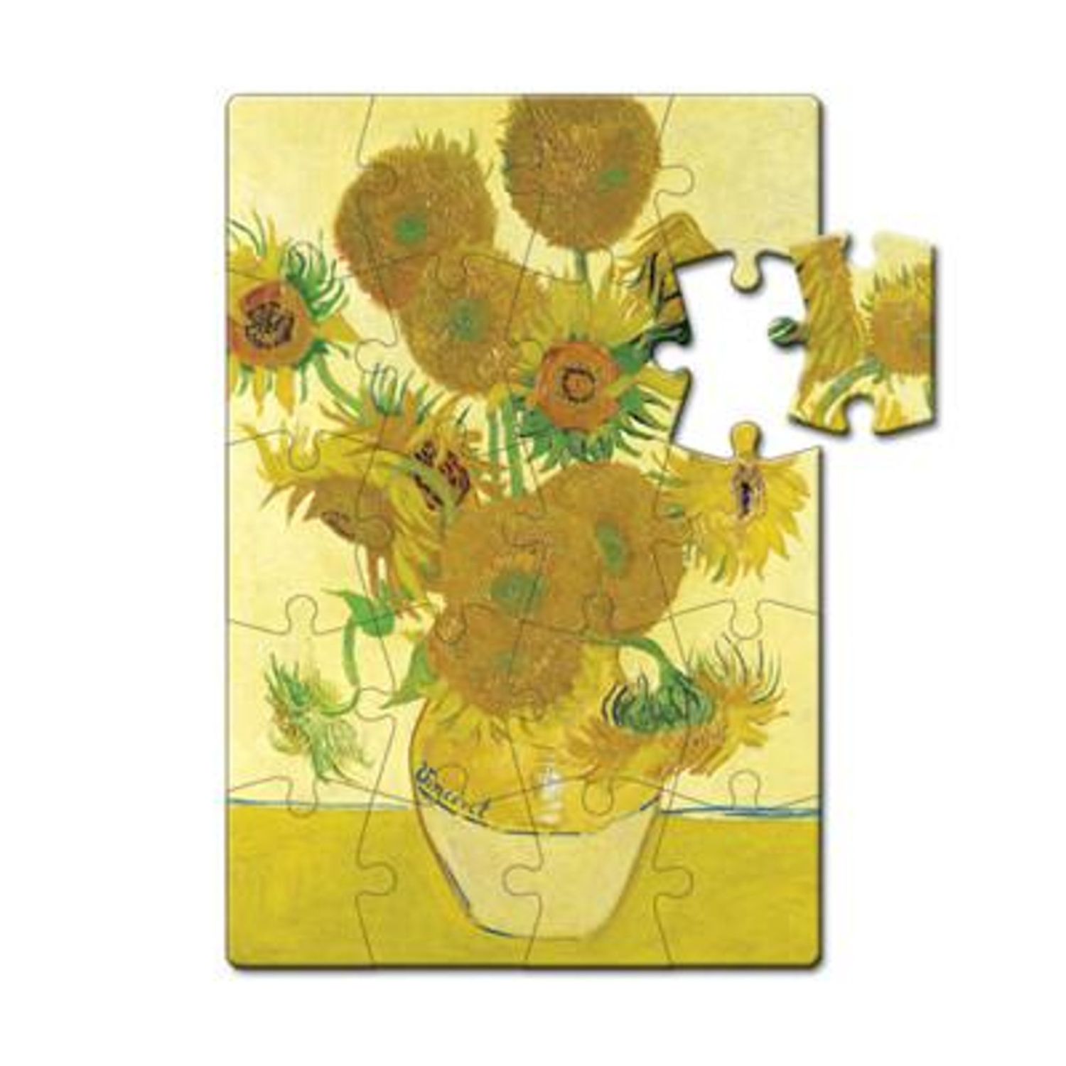 Puzzle pohlednice Slunečnice